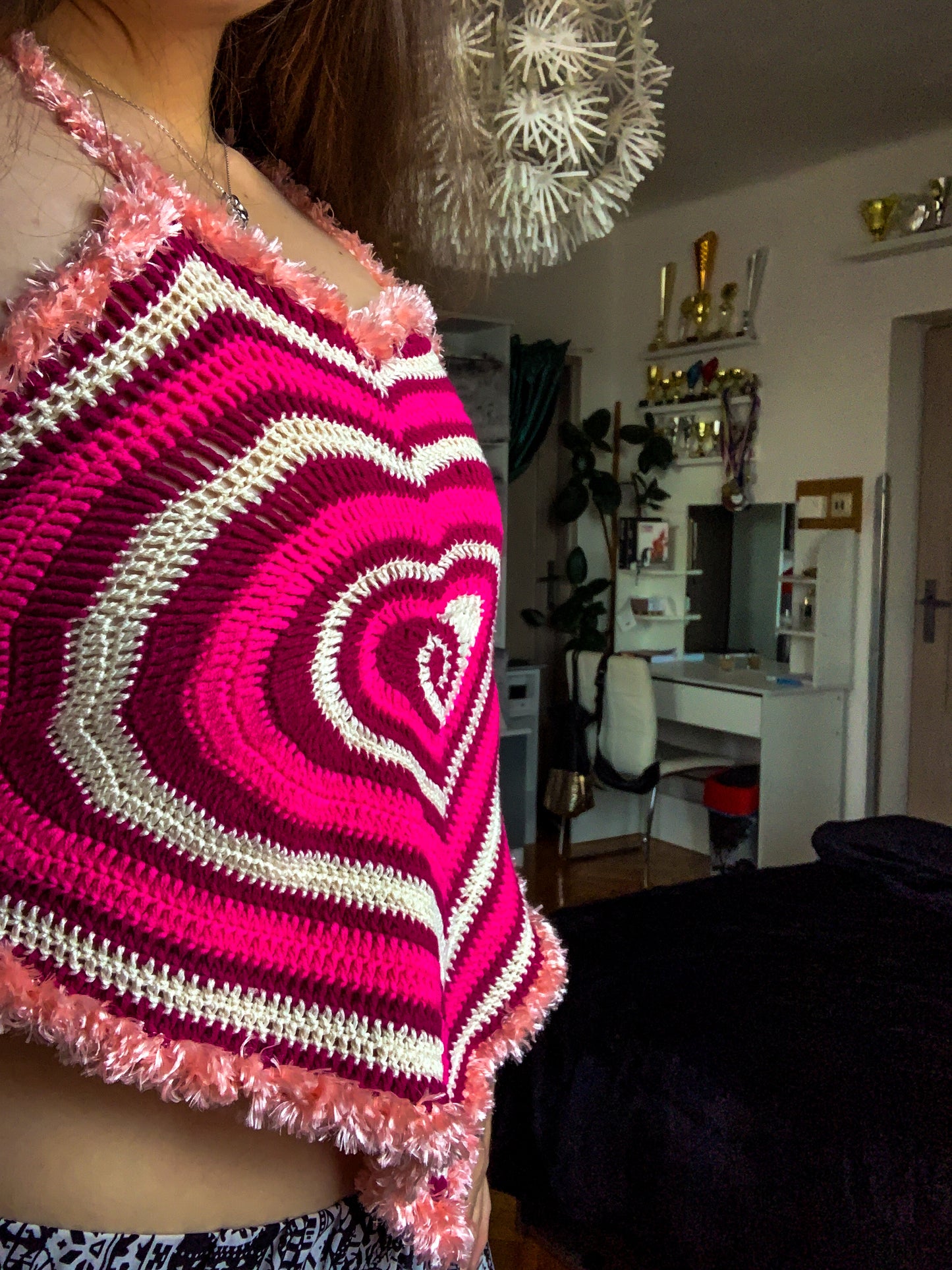 Crochet Heart Top - AVAILABLE NOW