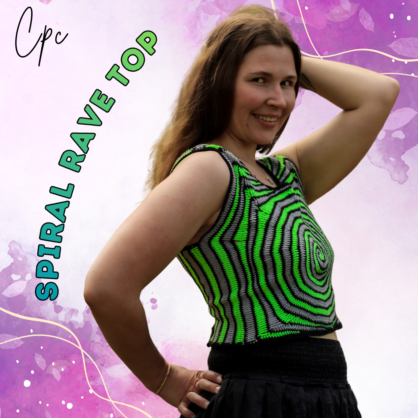 Spiral Rave Top