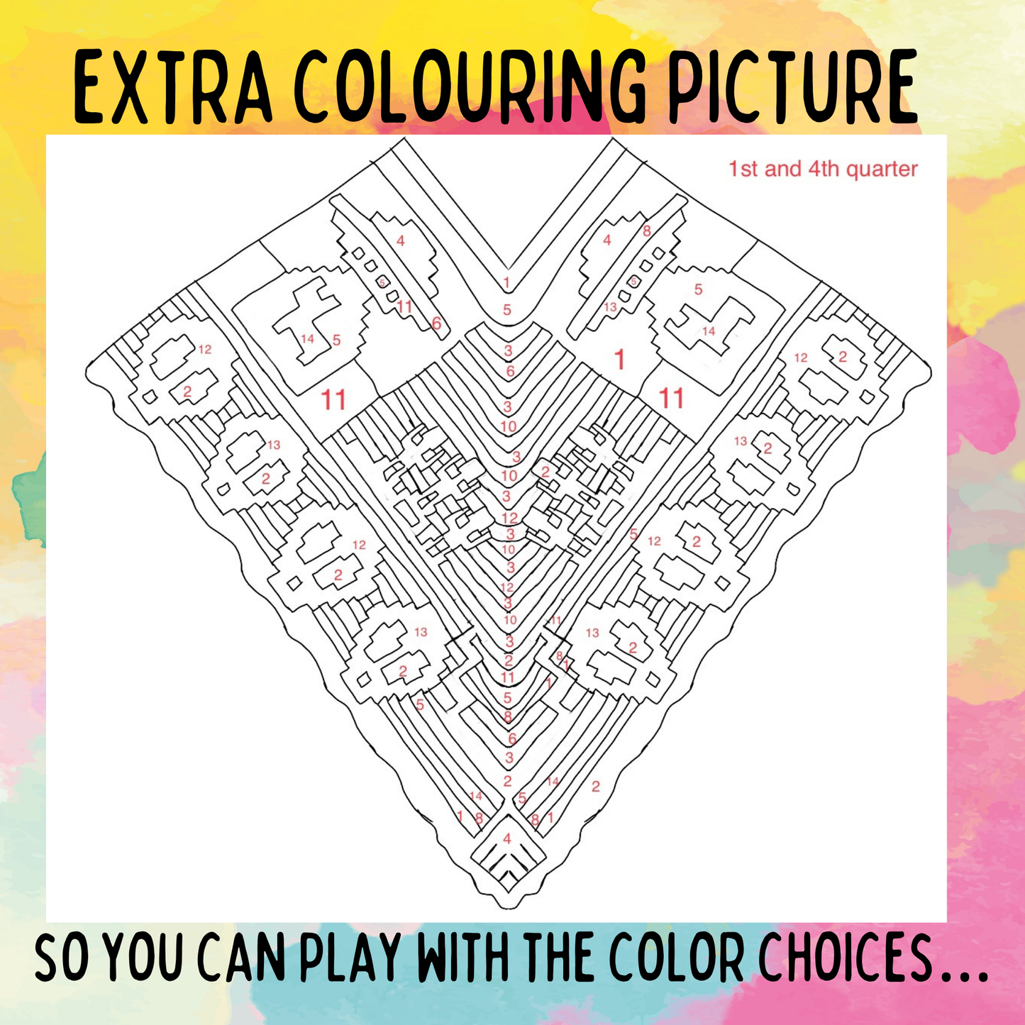 Crochet Alien Poncho - PDF Written Pattern