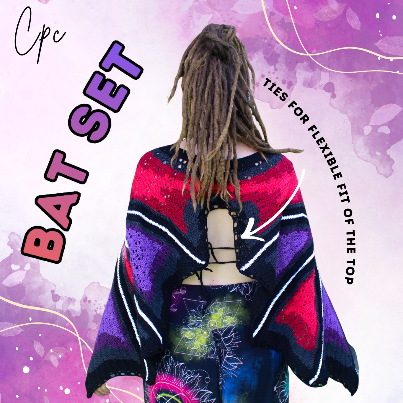 Crochet Bat Set - MADE TO ORDER