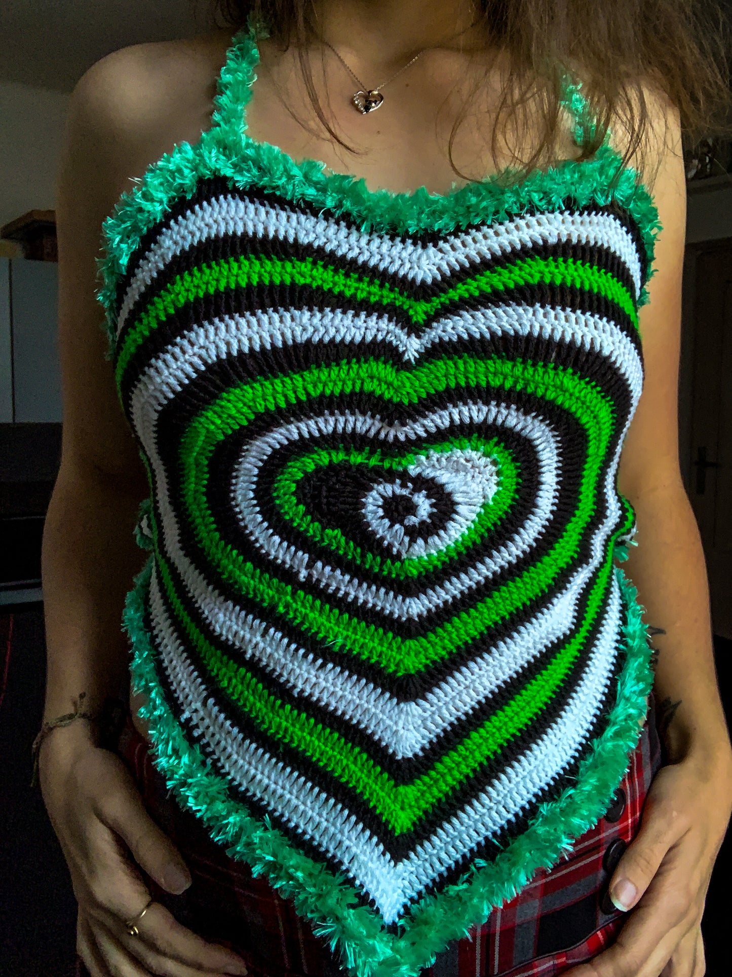 Crochet Heart Top - AVAILABLE NOW