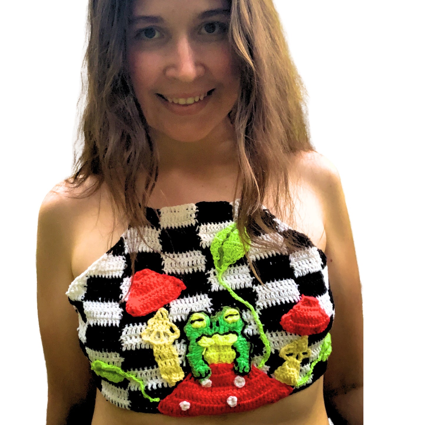 Crochet Amanita Frog Top - AVAILABLE NOW