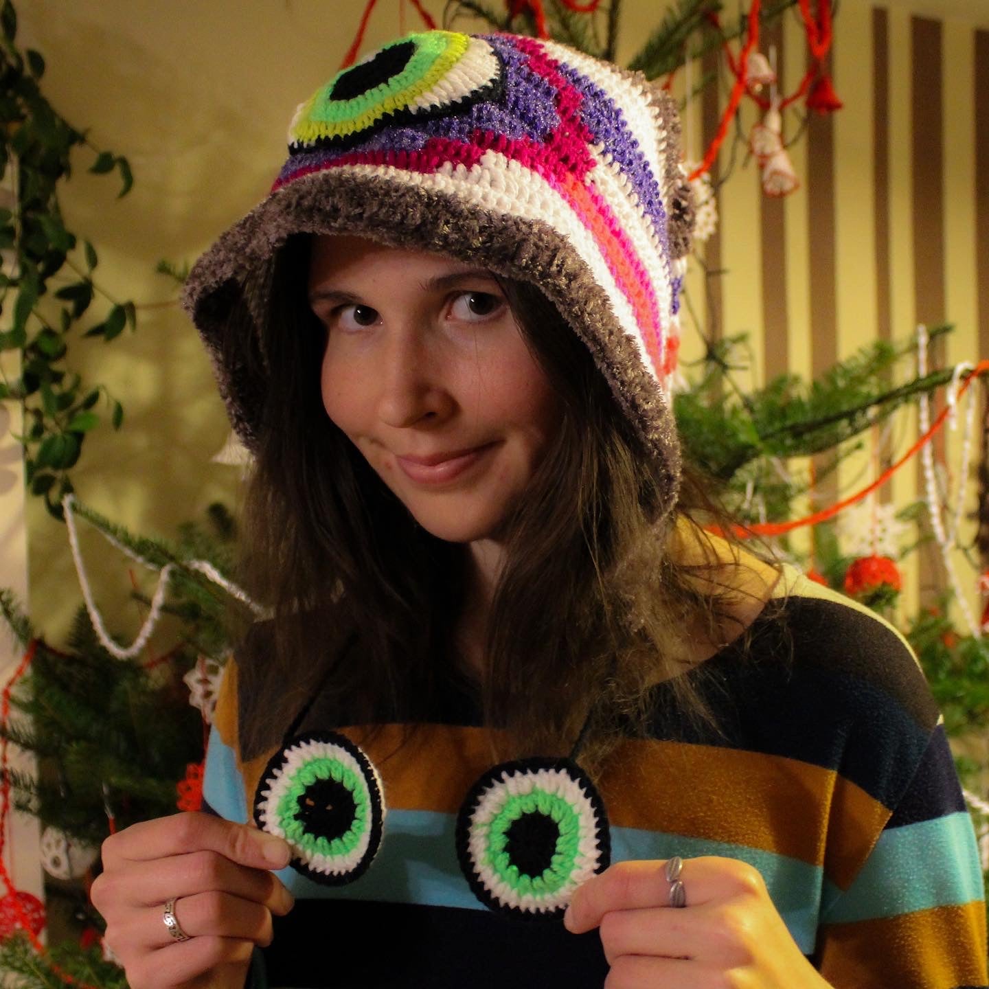 !POPULAR! Crochet Third Eye Hat