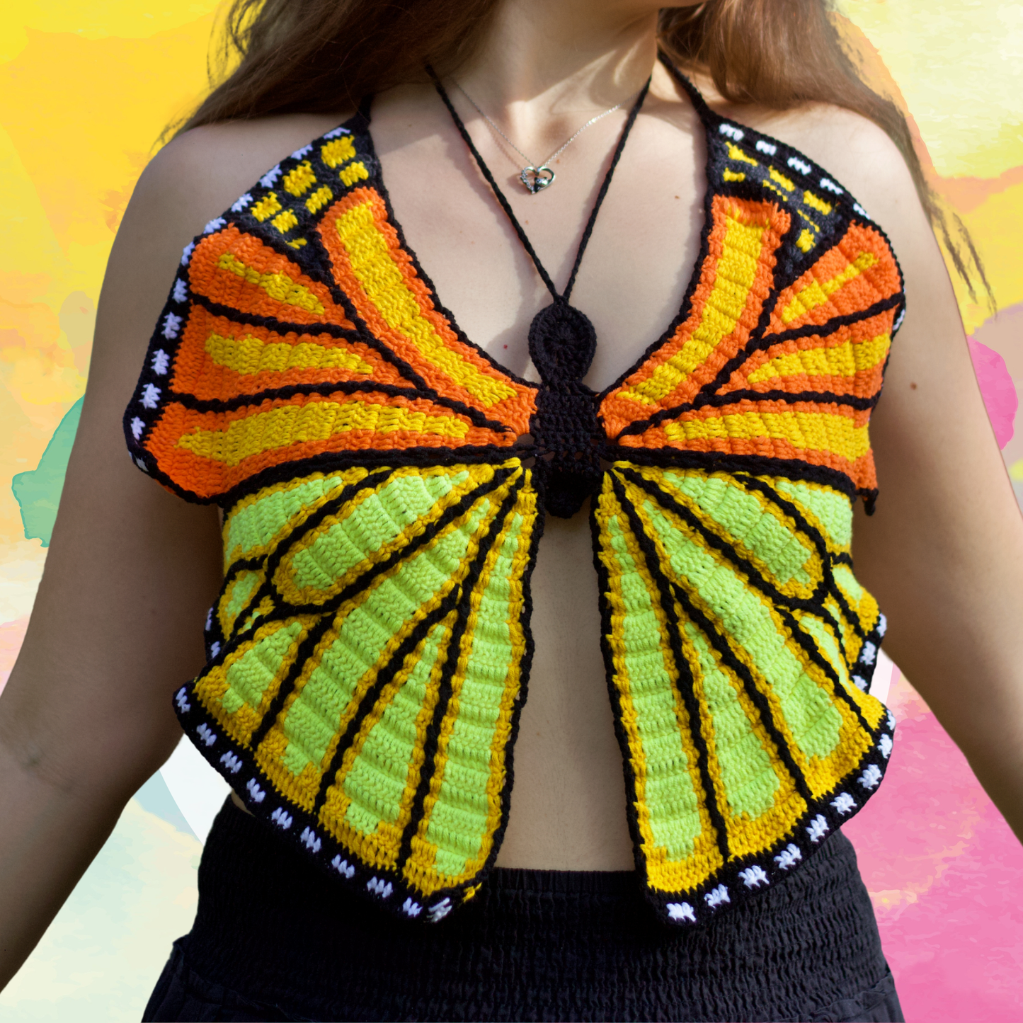 Crochet Butterfly Top - PDF Written Pattern