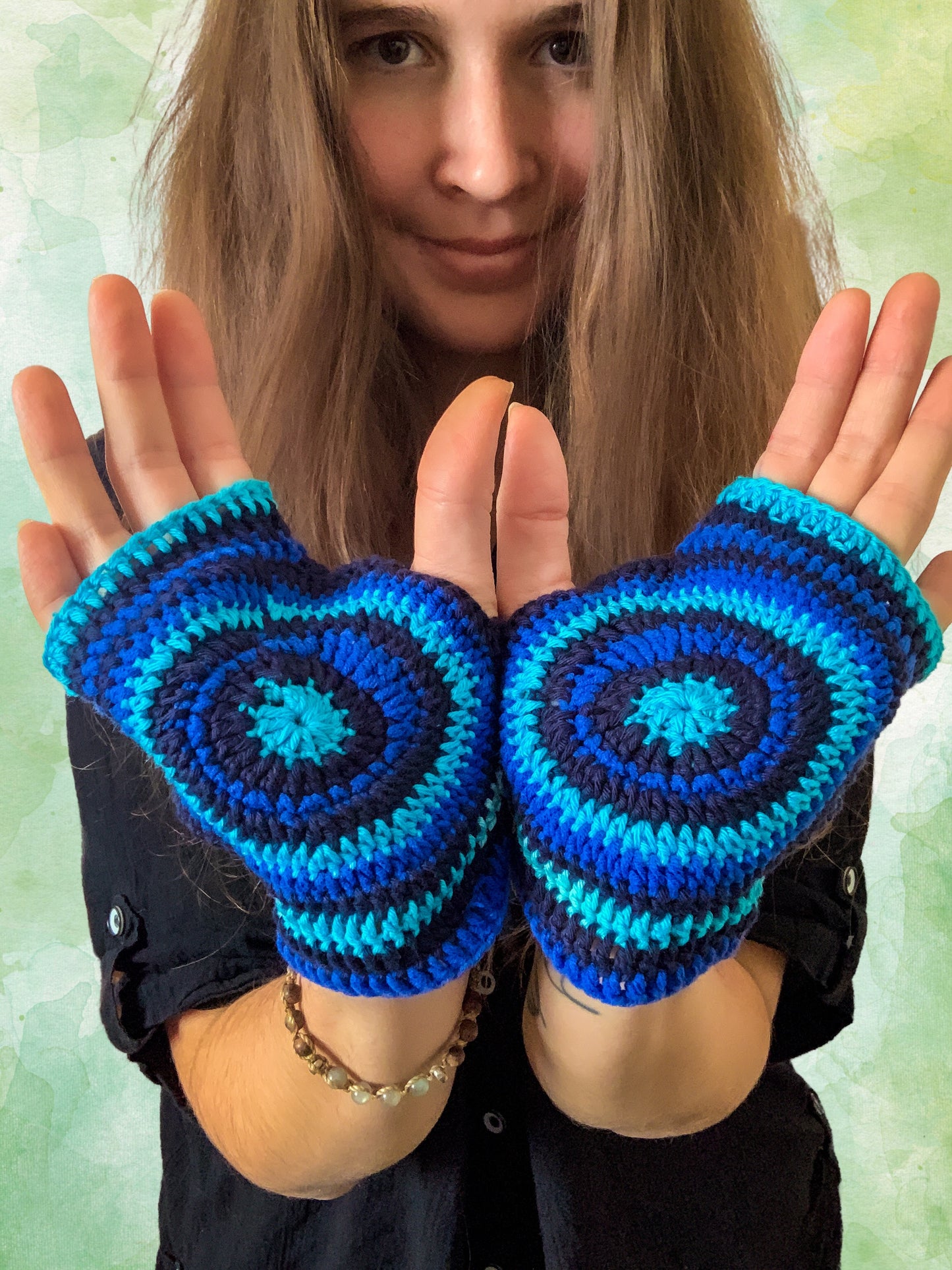 Crochet Butterfly Gloves - MADE TO ORDER