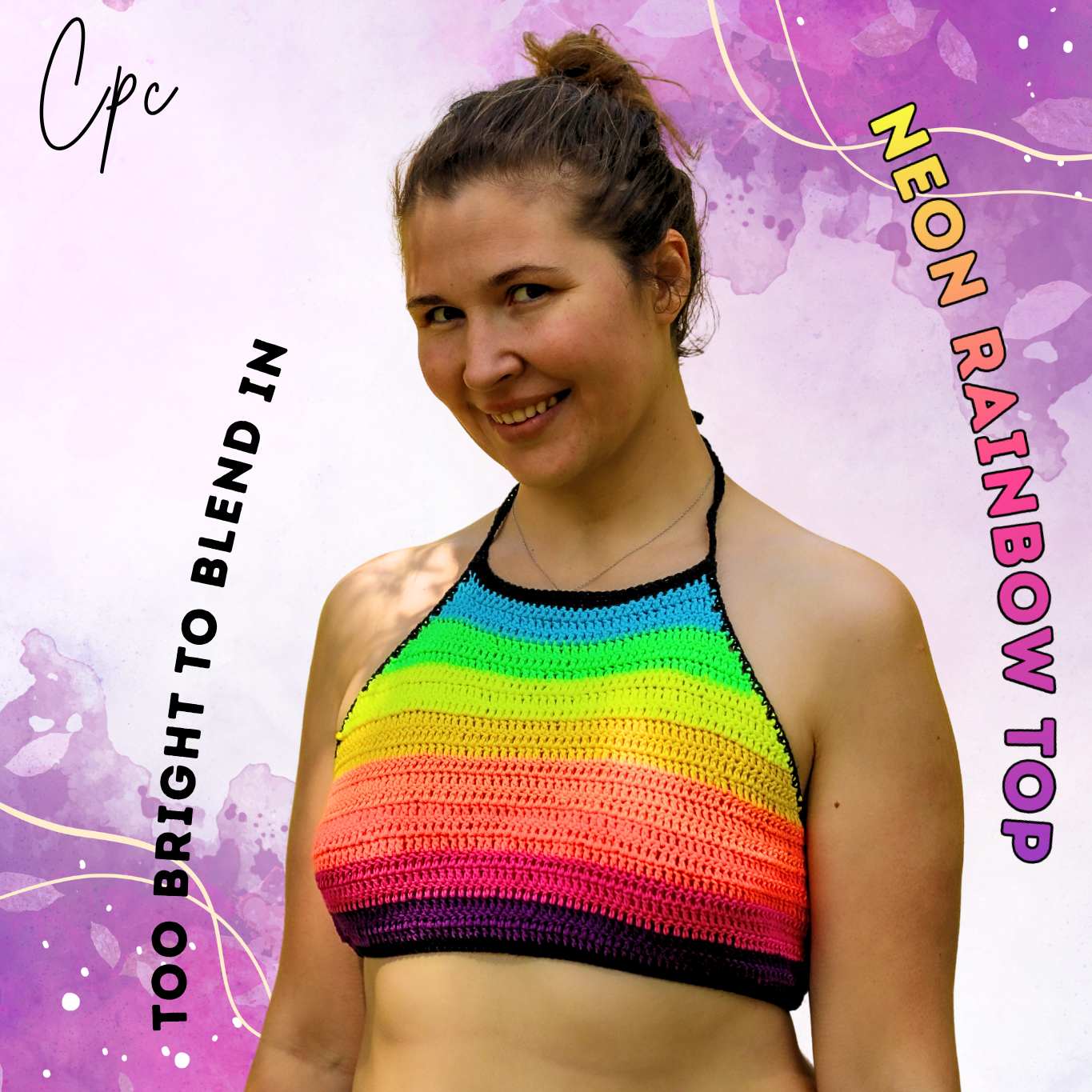 Neon Rainbow Top