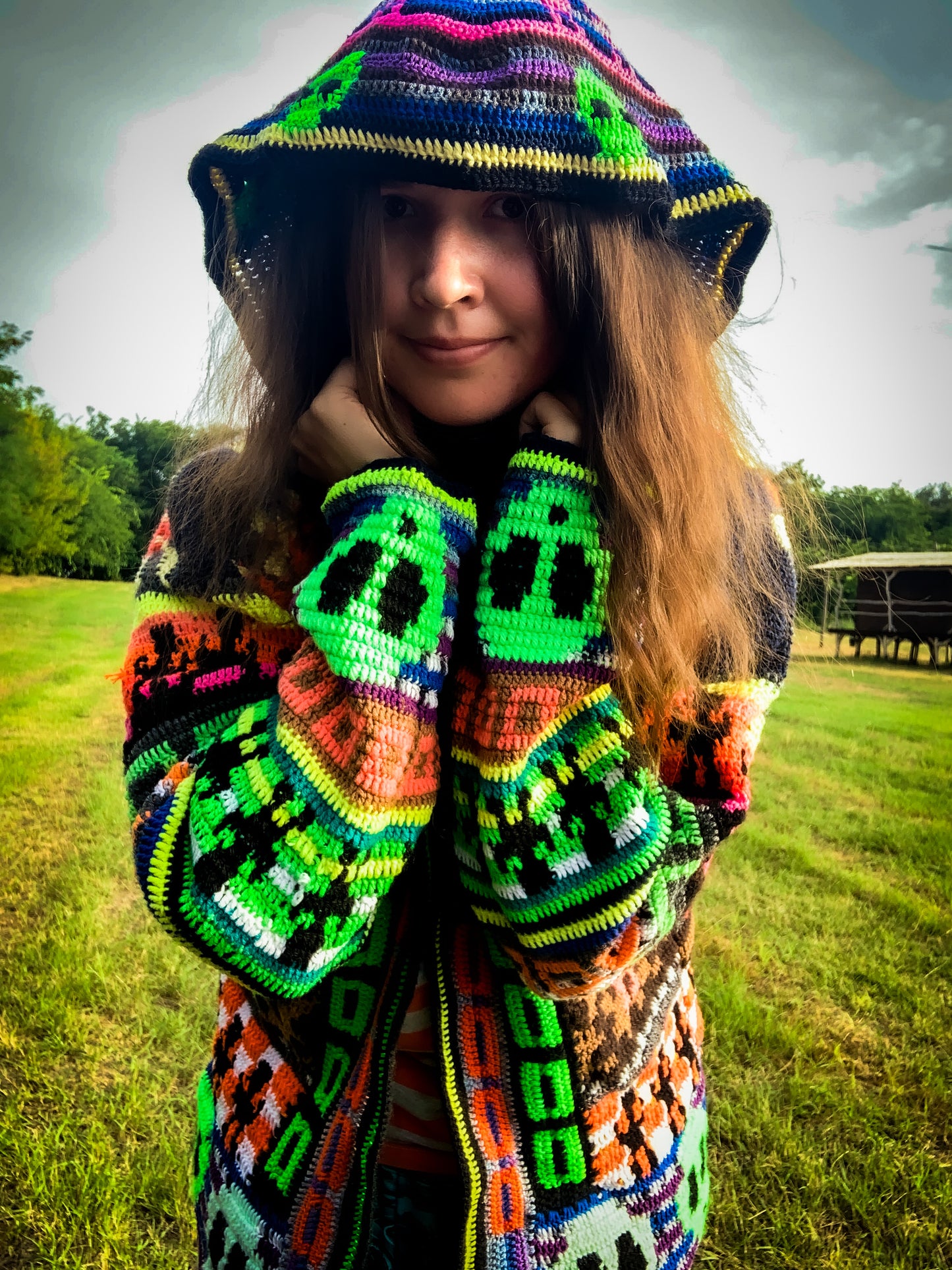 Crochet Alien Coat - MADE TO ORDER