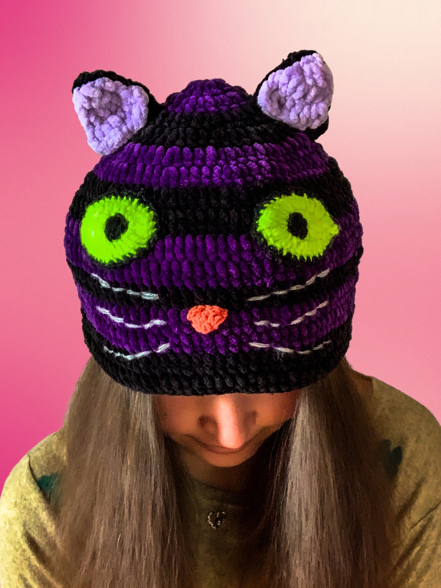 Crochet Cat Set - Hat / Gloves - MADE TO ORDER