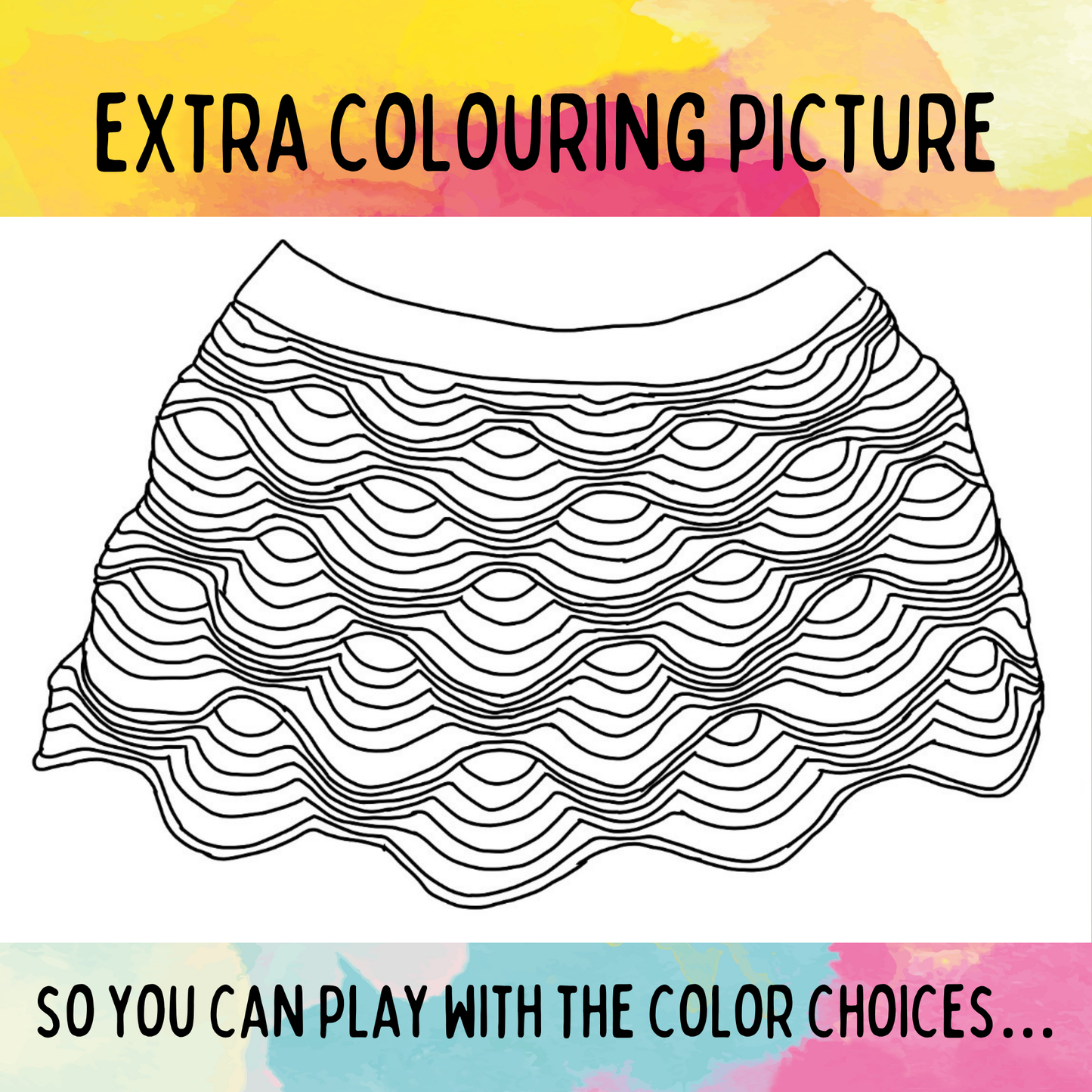 Crochet Owl Skirt PDF Written Pattern