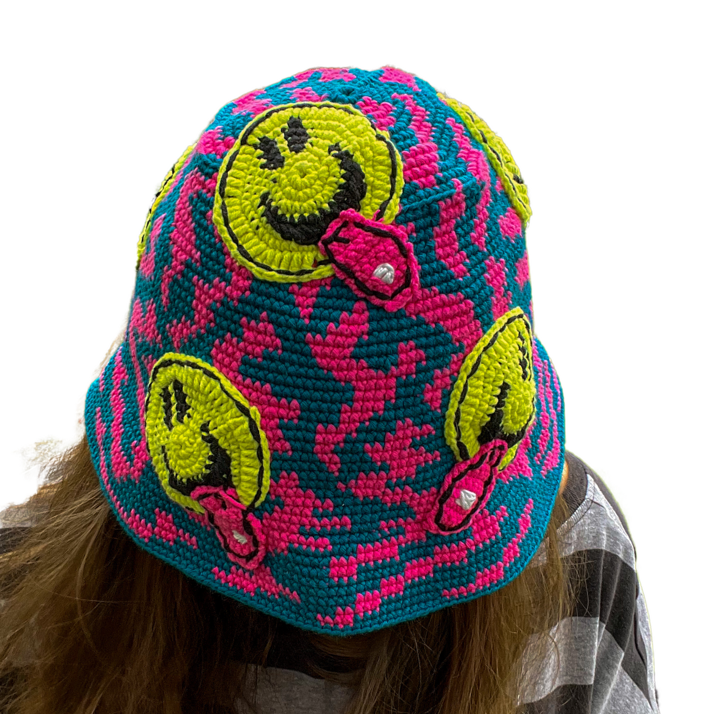 Crochet Emoji Bucket Hat - MADE TO ORDER