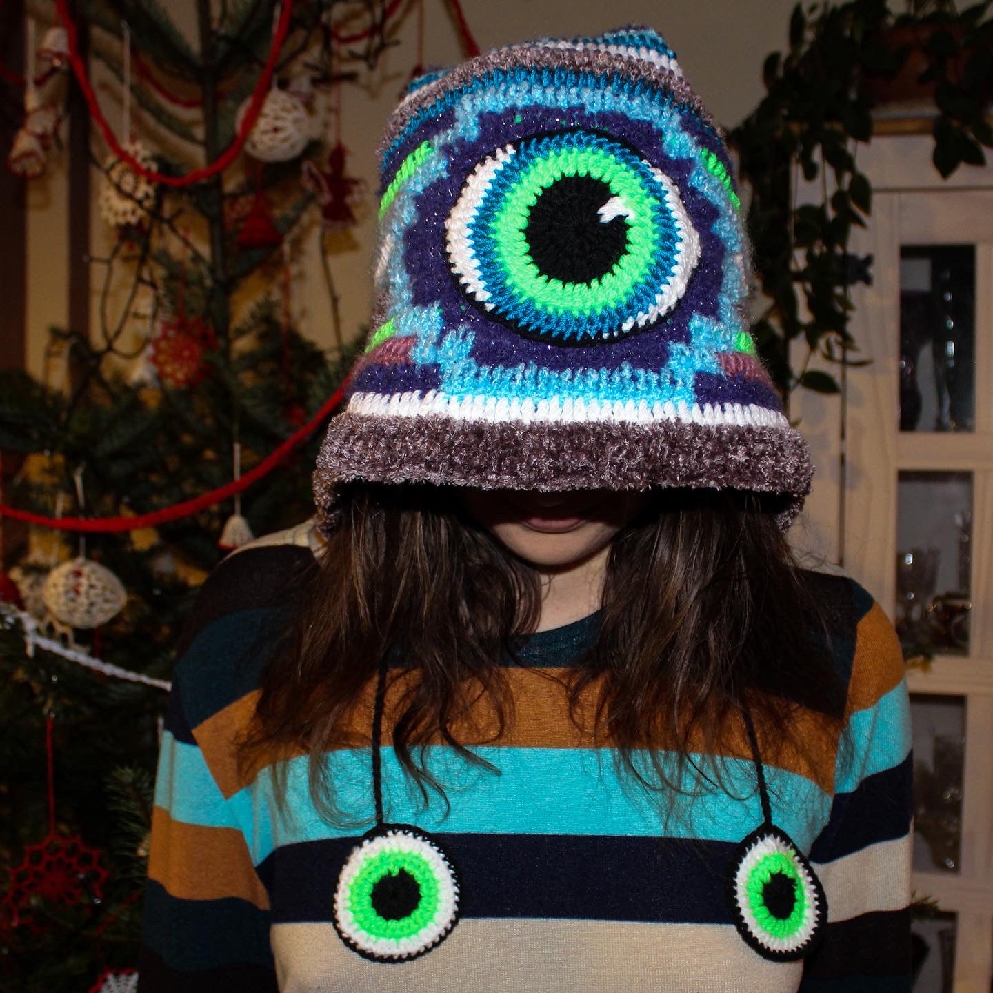 !POPULAR! Crochet Third Eye Hat