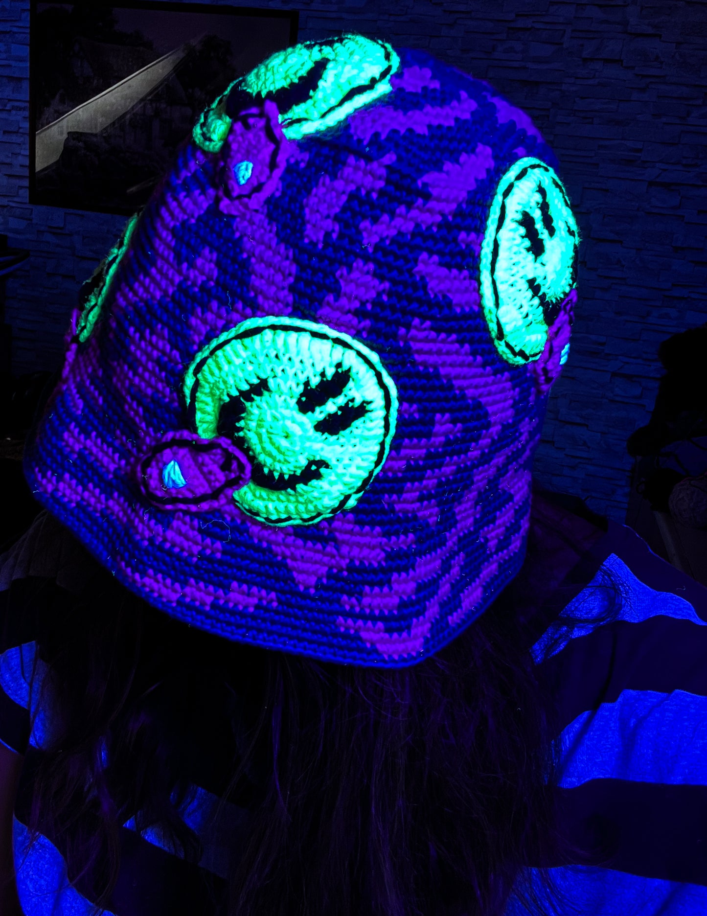 Crochet Emoji Bucket Hat - MADE TO ORDER