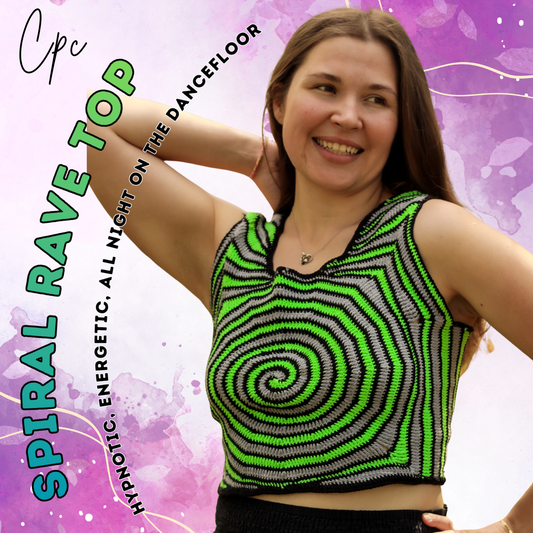 Spiral Rave Top