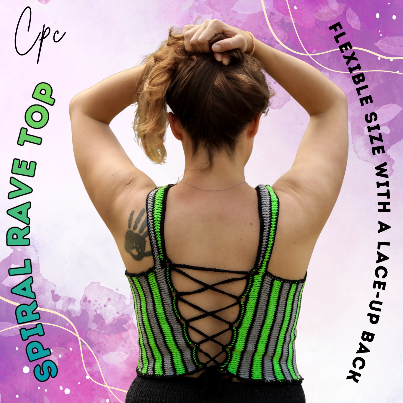 Spiral Rave Top