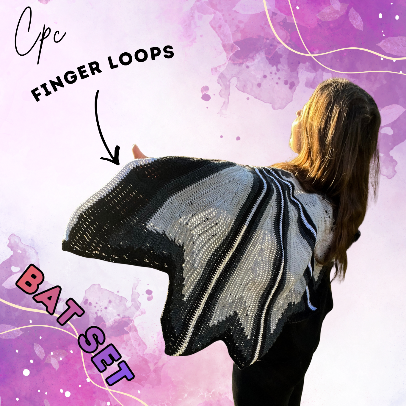 Crochet Bat Set - MADE TO ORDER