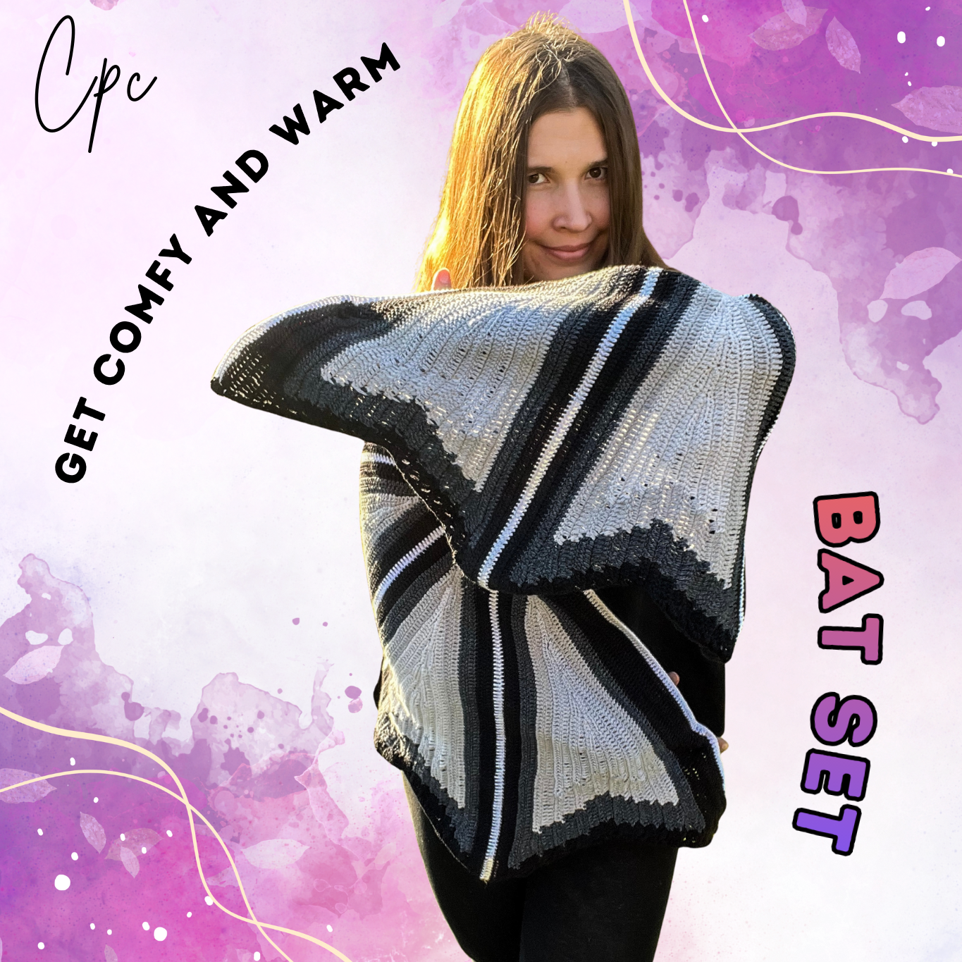 Crochet Bat Set - MADE TO ORDER