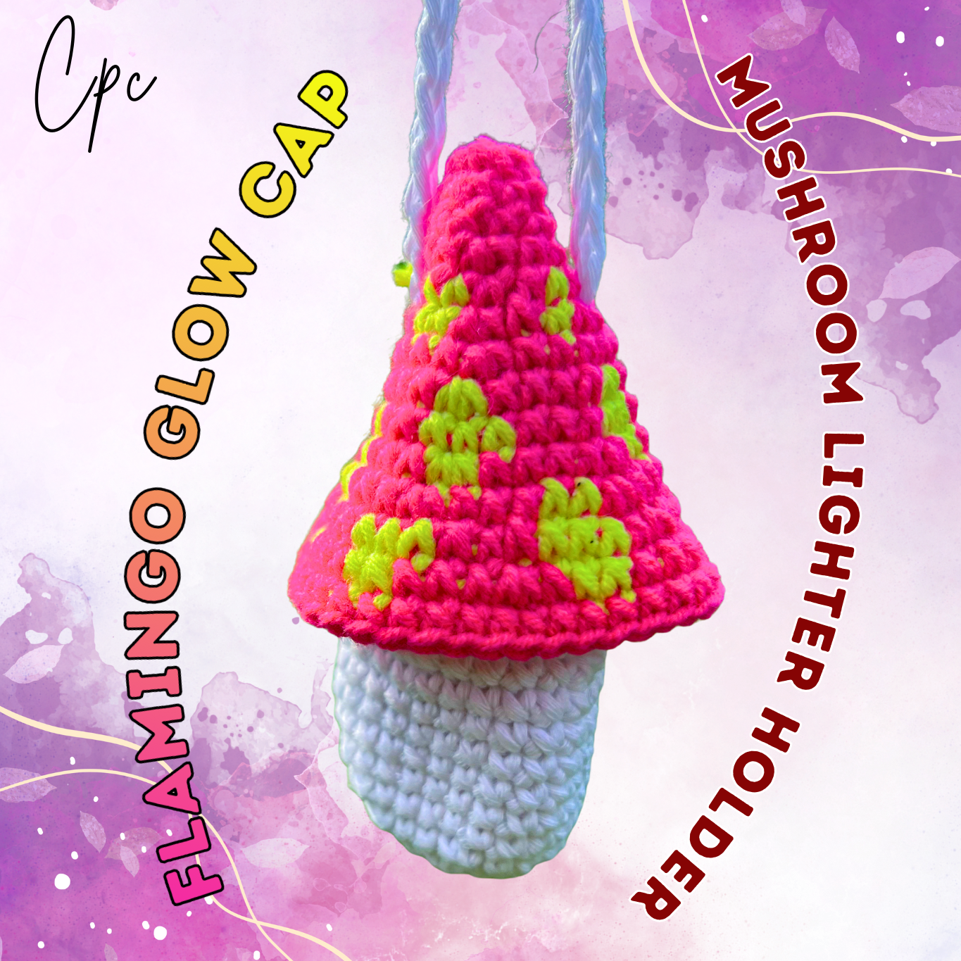 !POPULAR! Crochet Mushroom Lighter Holder - AVAILABLE NOW