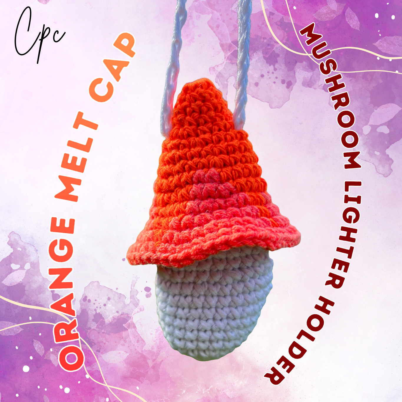 !POPULAR! Crochet Mushroom Lighter Holder - AVAILABLE NOW