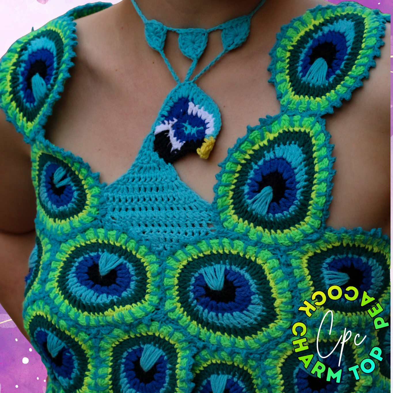 Peacock Charm Top