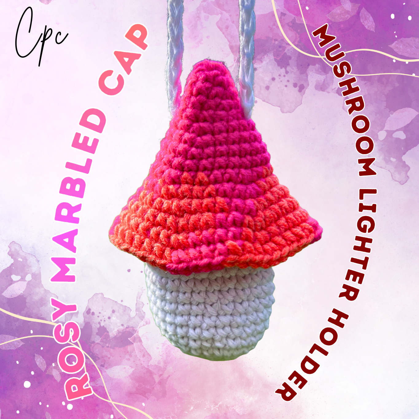 !POPULAR! Crochet Mushroom Lighter Holder - AVAILABLE NOW