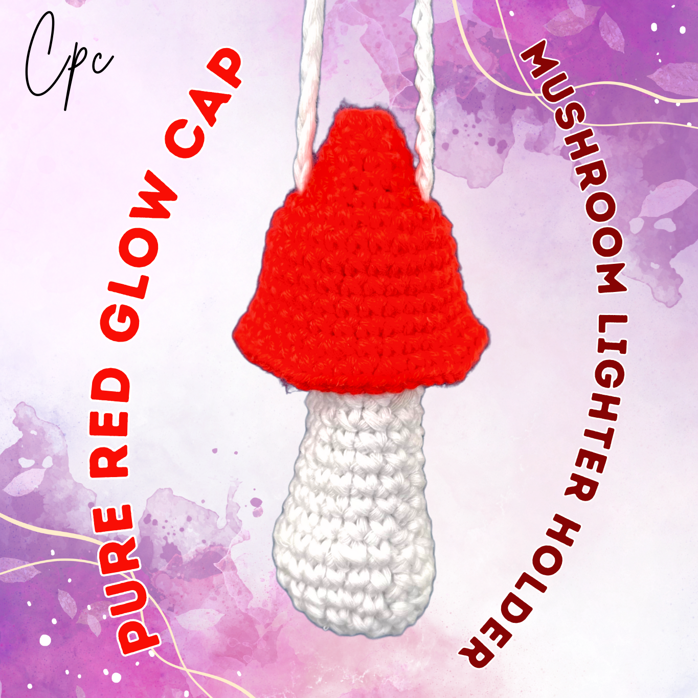 !POPULAR! Crochet Mushroom Lighter Holder - AVAILABLE NOW