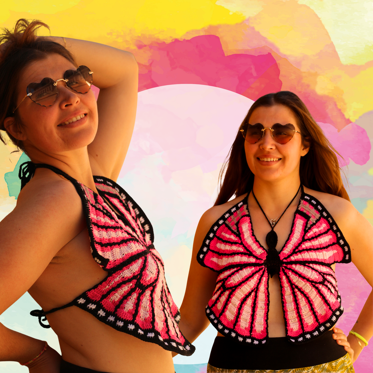 Crochet Butterfly Top - PDF Written Pattern