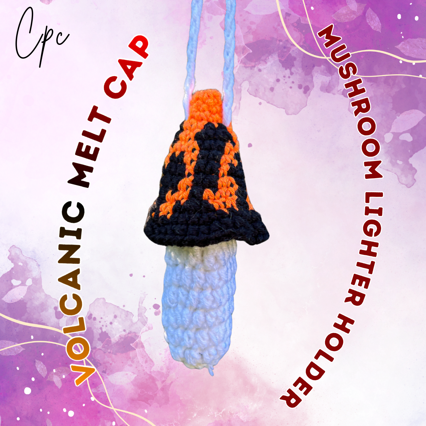 !POPULAR! Crochet Mushroom Lighter Holder - AVAILABLE NOW