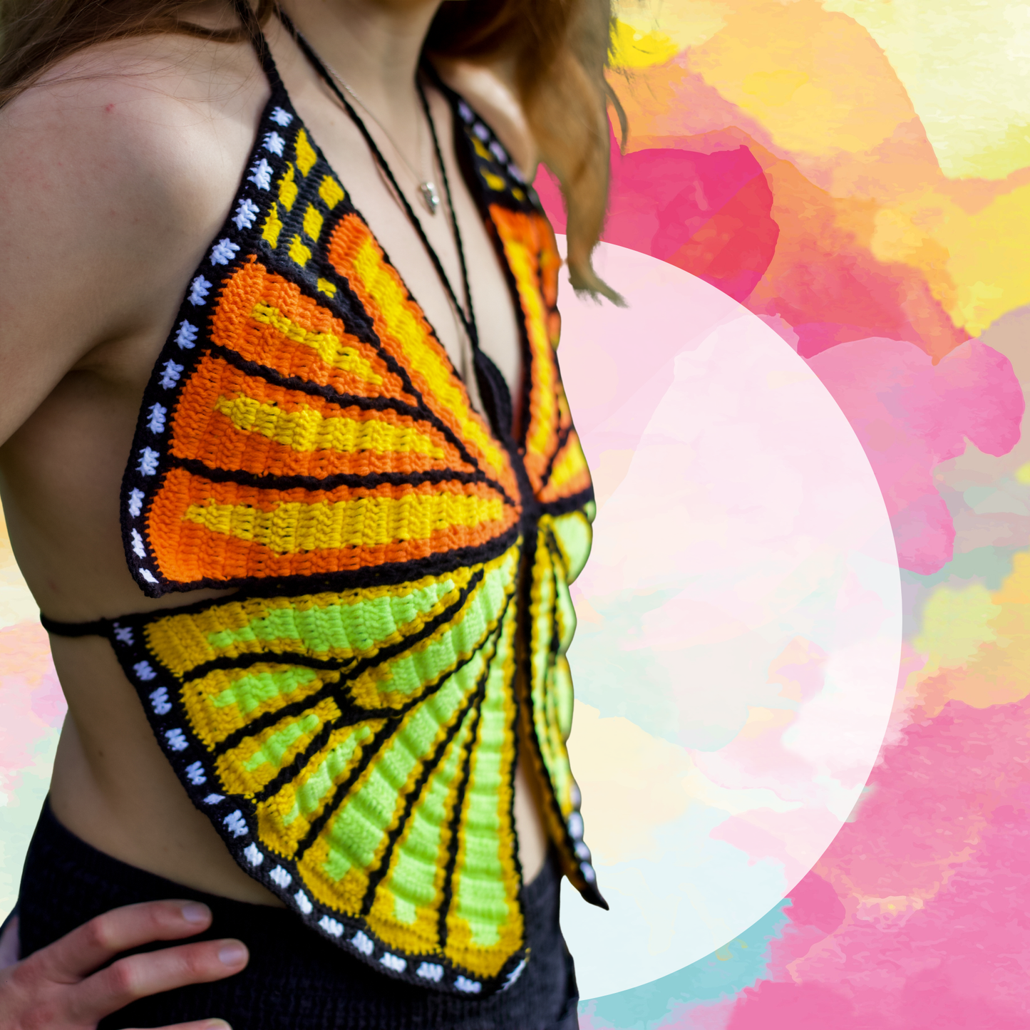 Crochet Butterfly Top - PDF Written Pattern
