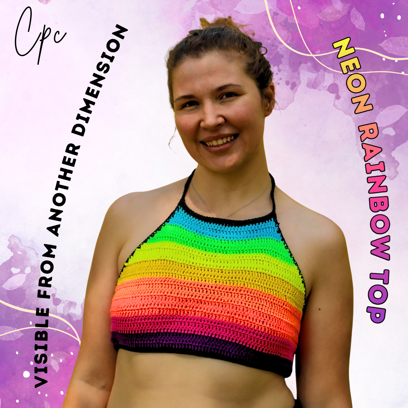 Neon Rainbow Top