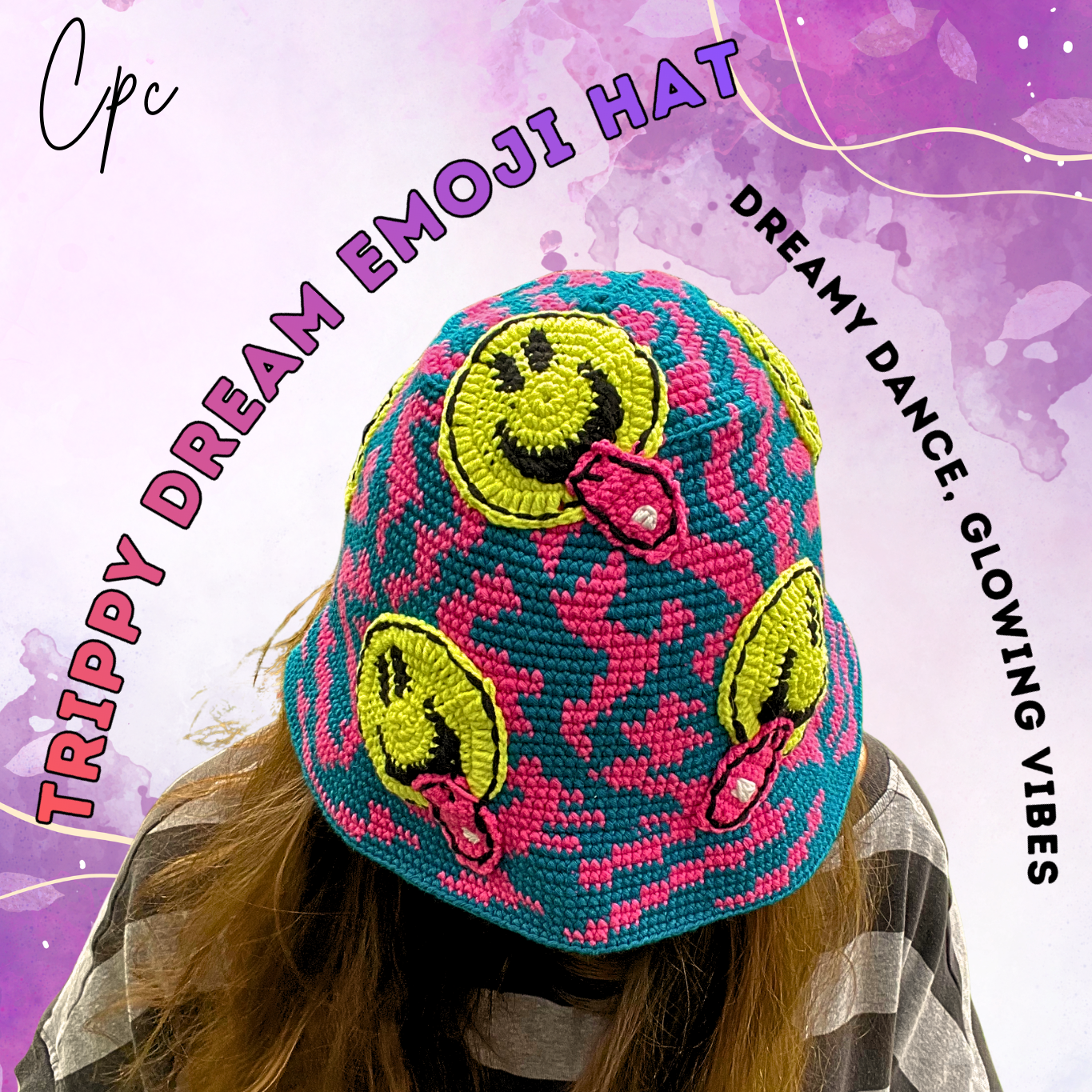 Trippy Dream Emoji Bucket Hat