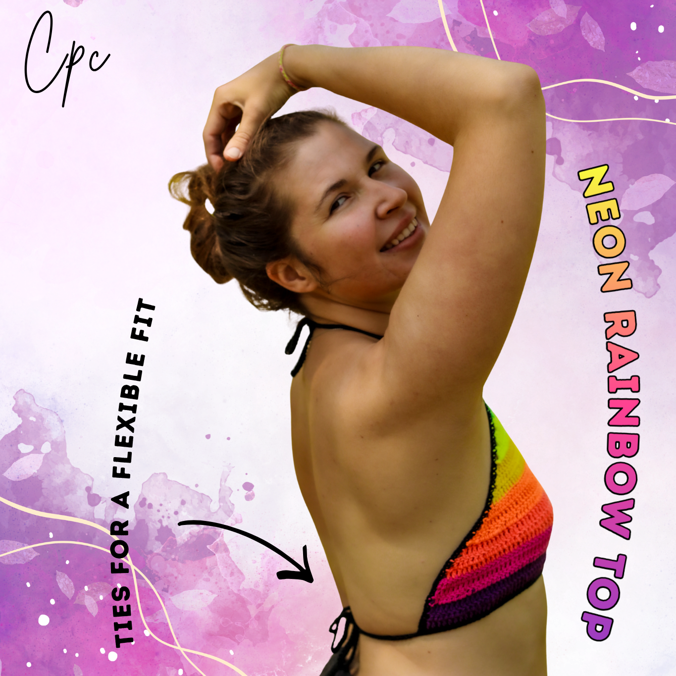 Neon Rainbow Top