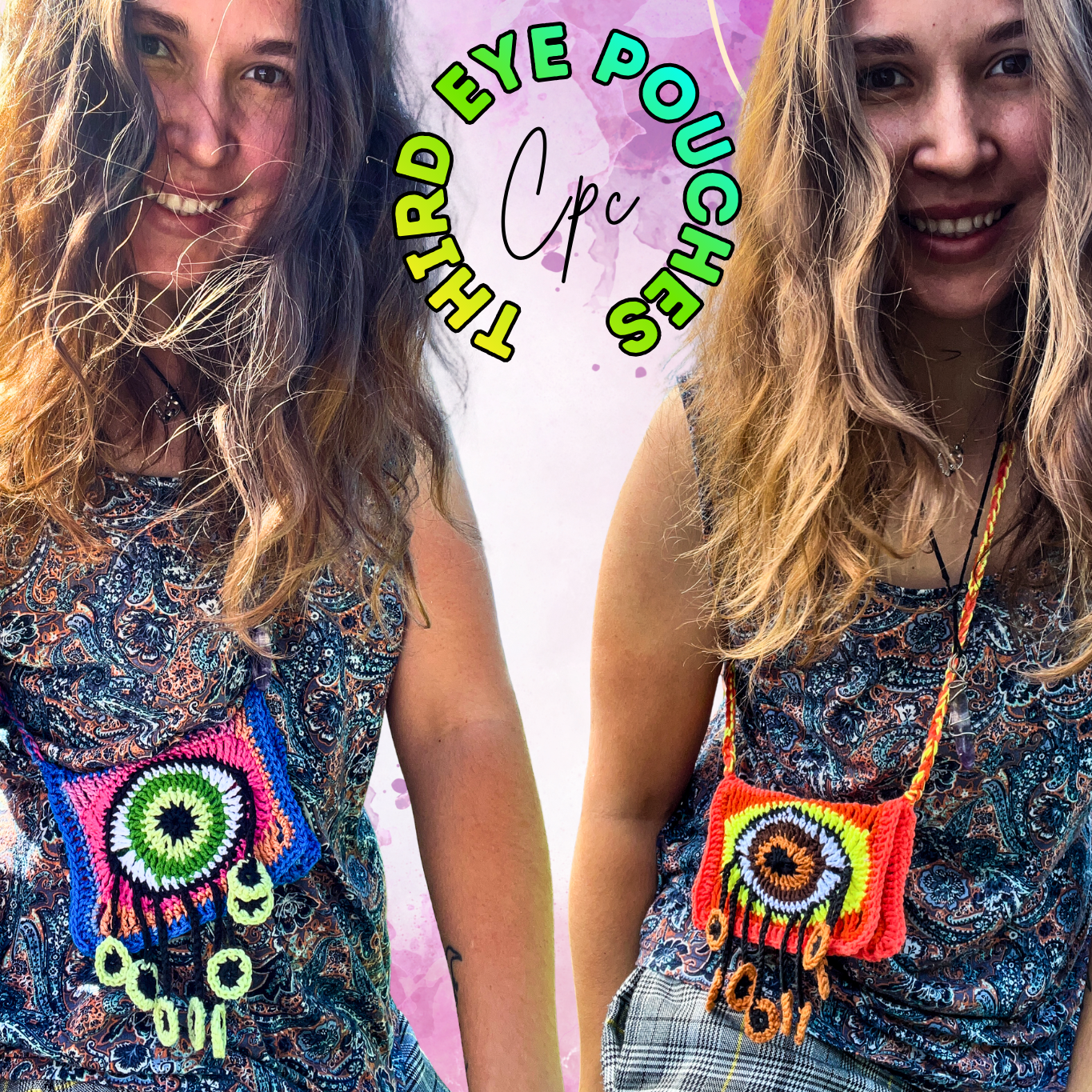 !POPULAR! Crochet Third Eye Pouches - AVAILABLE NOW