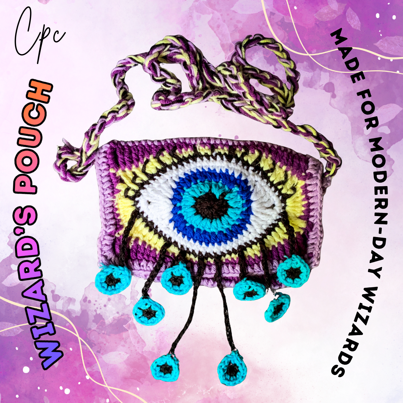 !POPULAR! Crochet Third Eye Pouches - AVAILABLE NOW