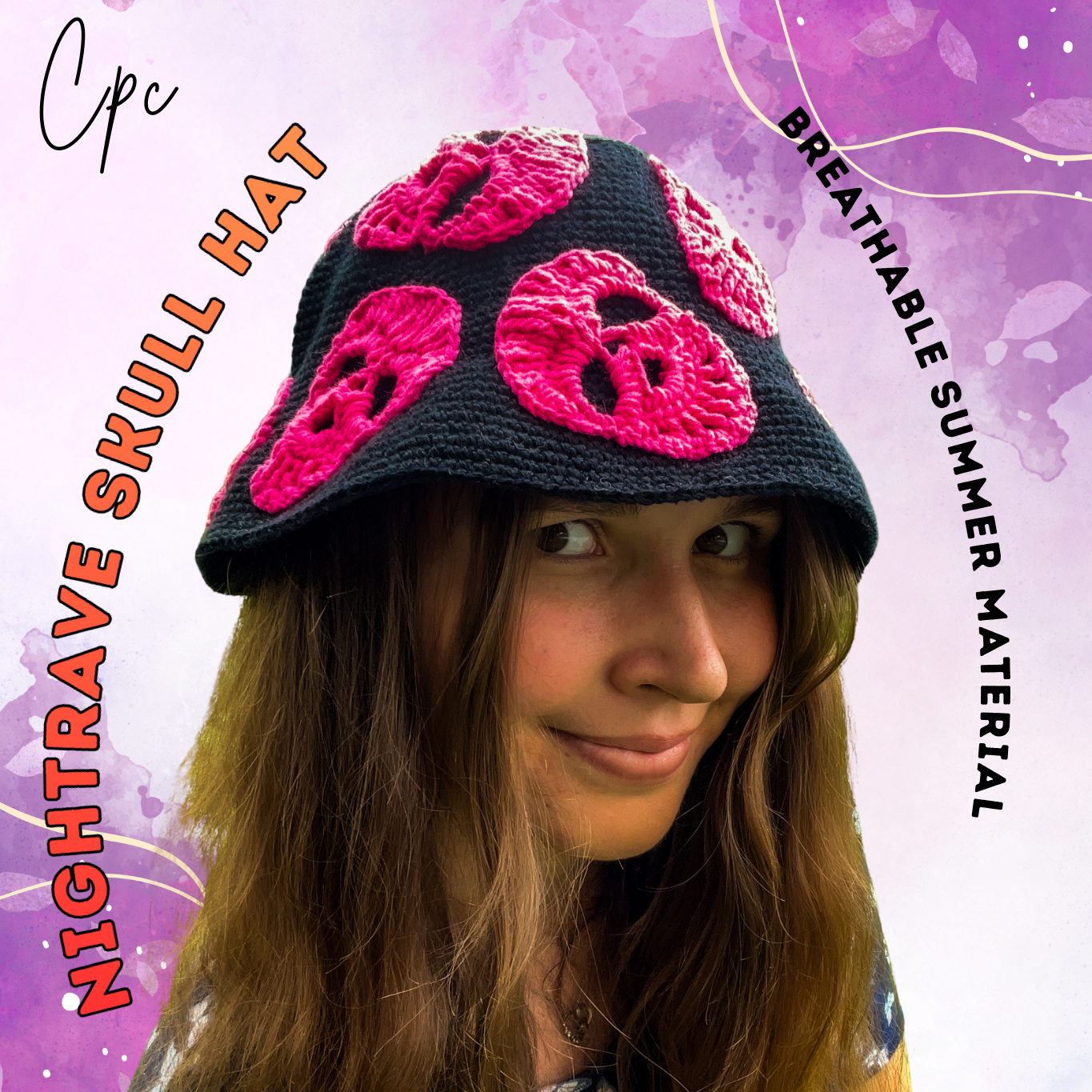 NightRave Skull Bucket Hat