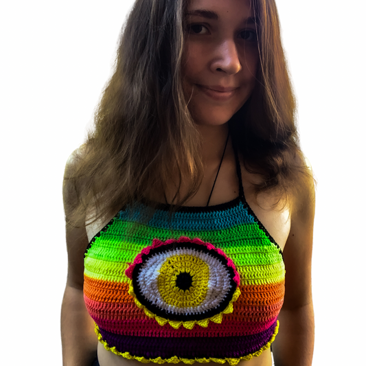 Crochet Third Eye Top - MADE TO ORDER