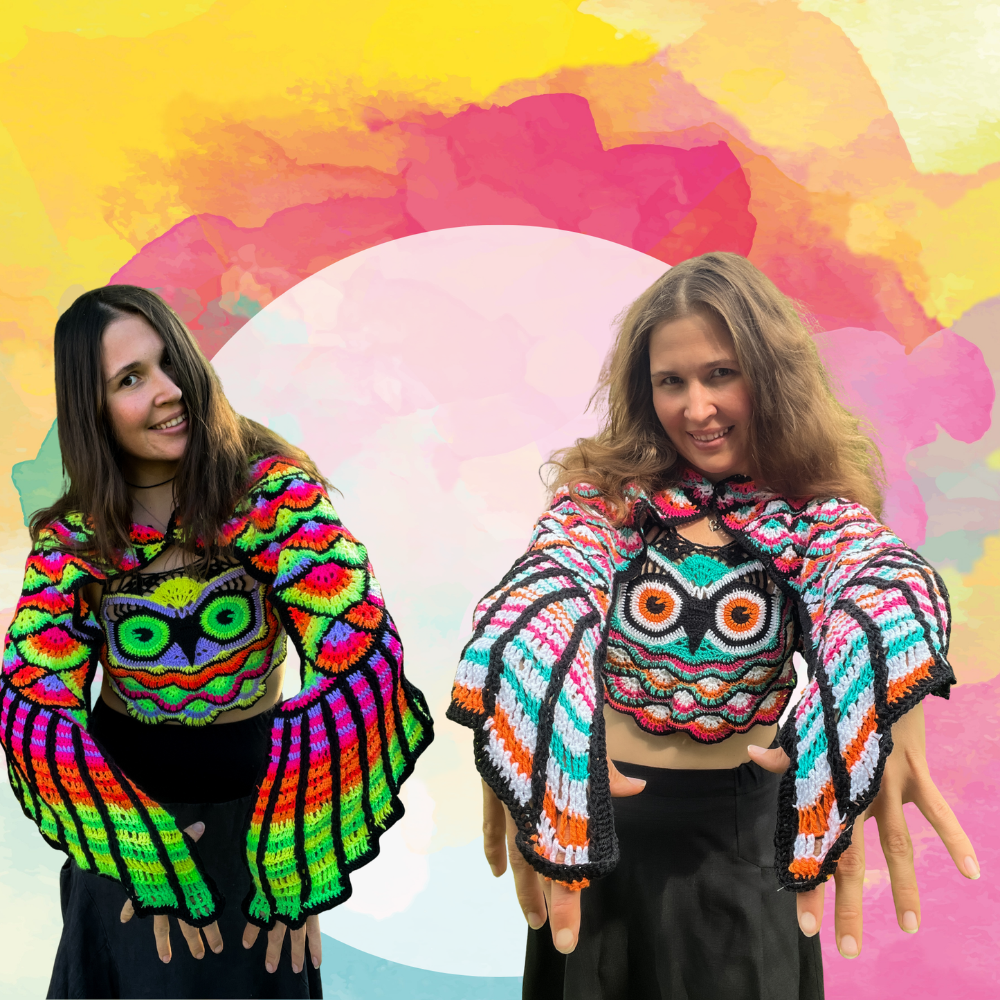 Crochet Owl Top + Wings PDF Written Pattern