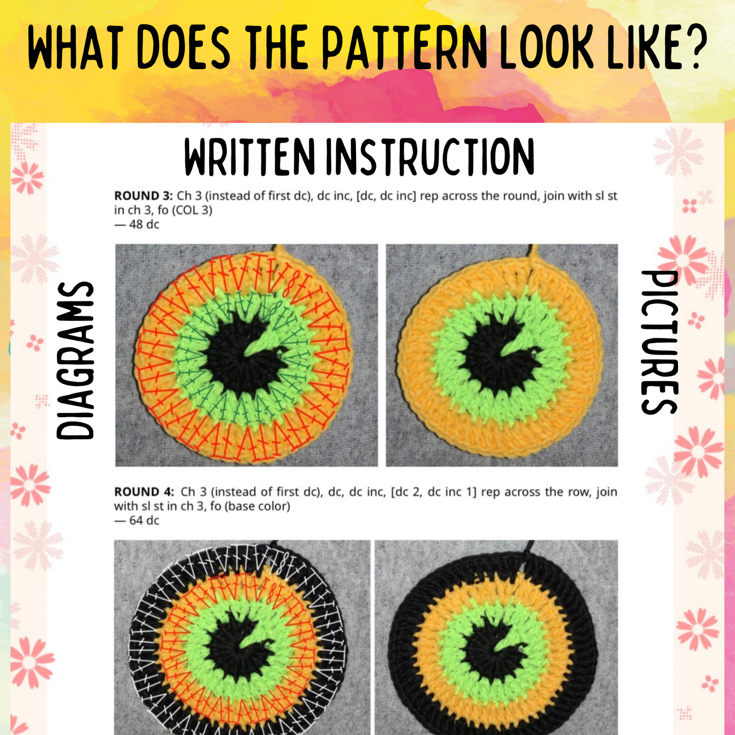 Crochet Owl Top + Wings PDF Written Pattern