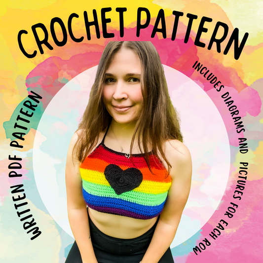 Rainbow Top - PDF Written Pattern