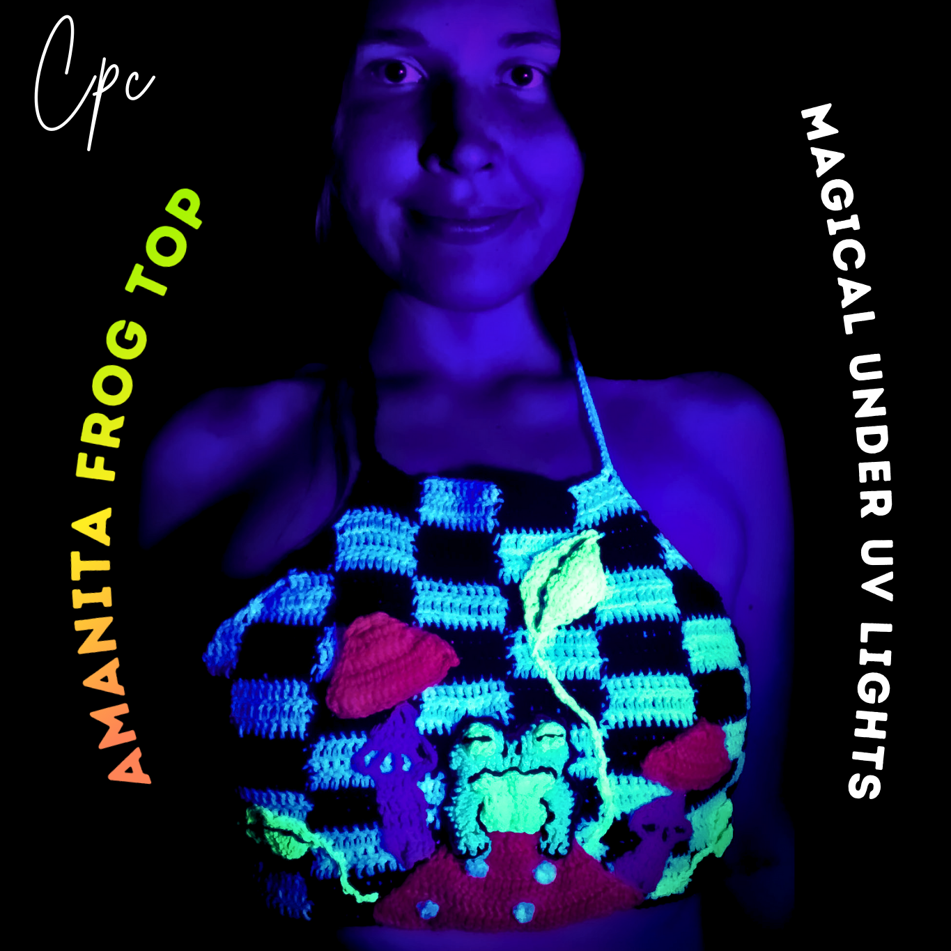 Crochet Amanita Frog Top - AVAILABLE NOW