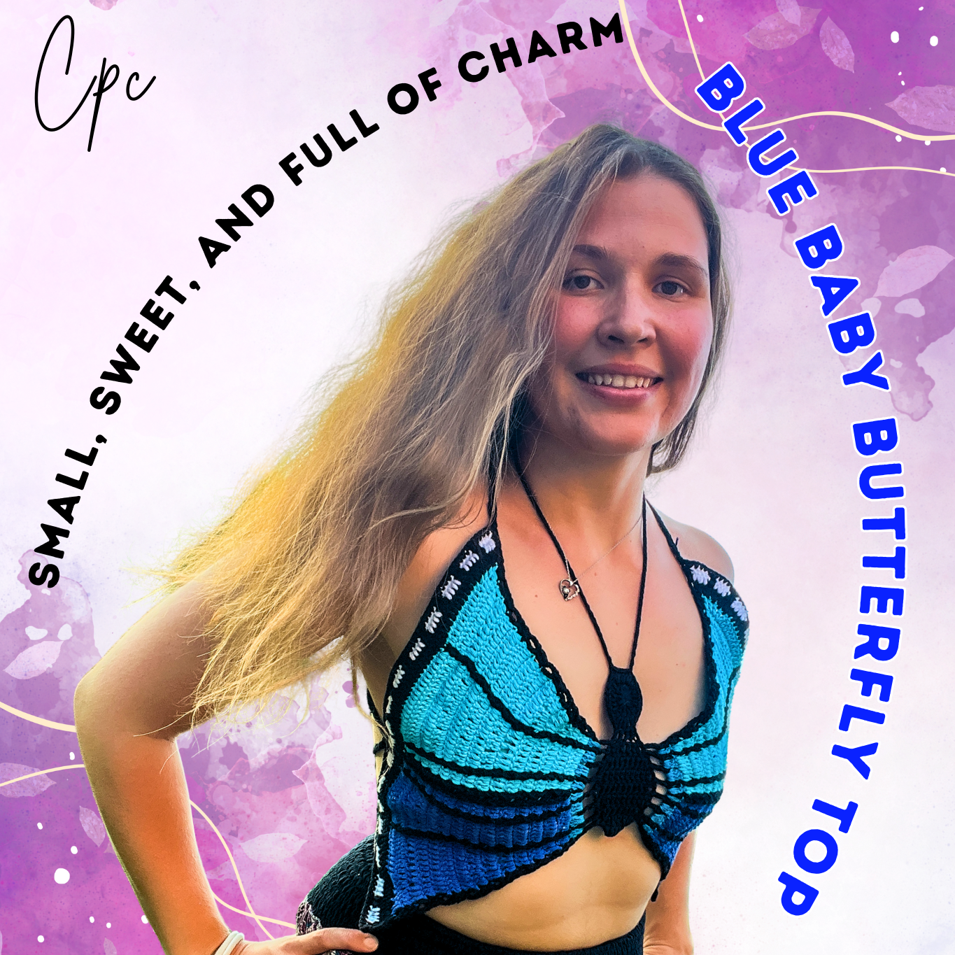 Crochet Baby Butterfly Top - MADE TO ORDER