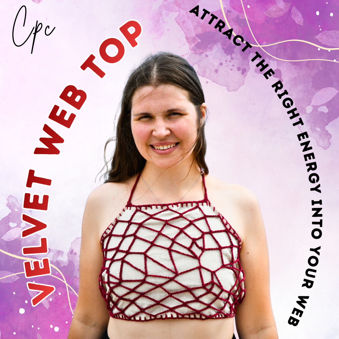 !Linen & crochet! Velvet Web Top - AVAILABLE NOW